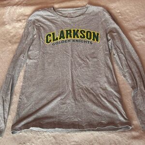 Clarkson Golden Knights Gray Long Sleeve Shirt
